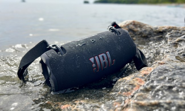 The JBL Xtreme 4 Bluetooth speaker. [Embargoed image 06/03]