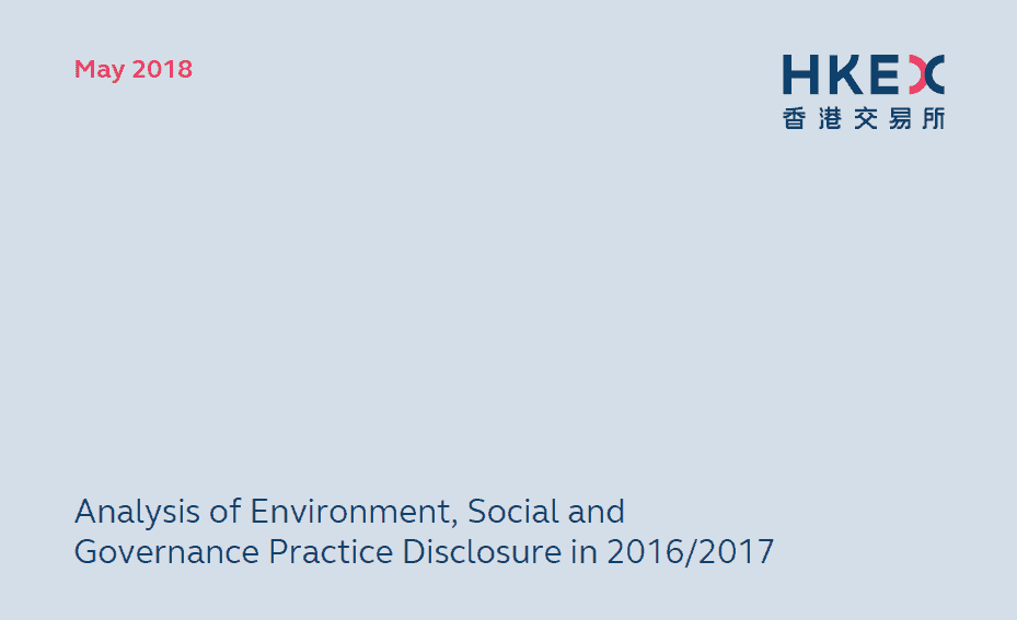 HKEX analysis of ESG disclosure